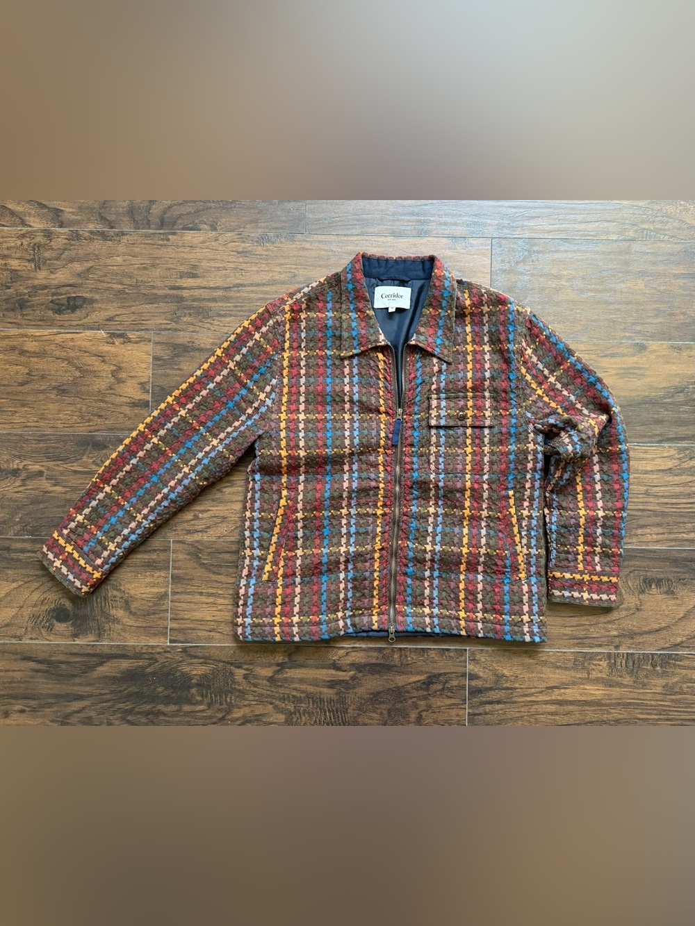 CORRIDOR Rainbow Houndstooth Jacket